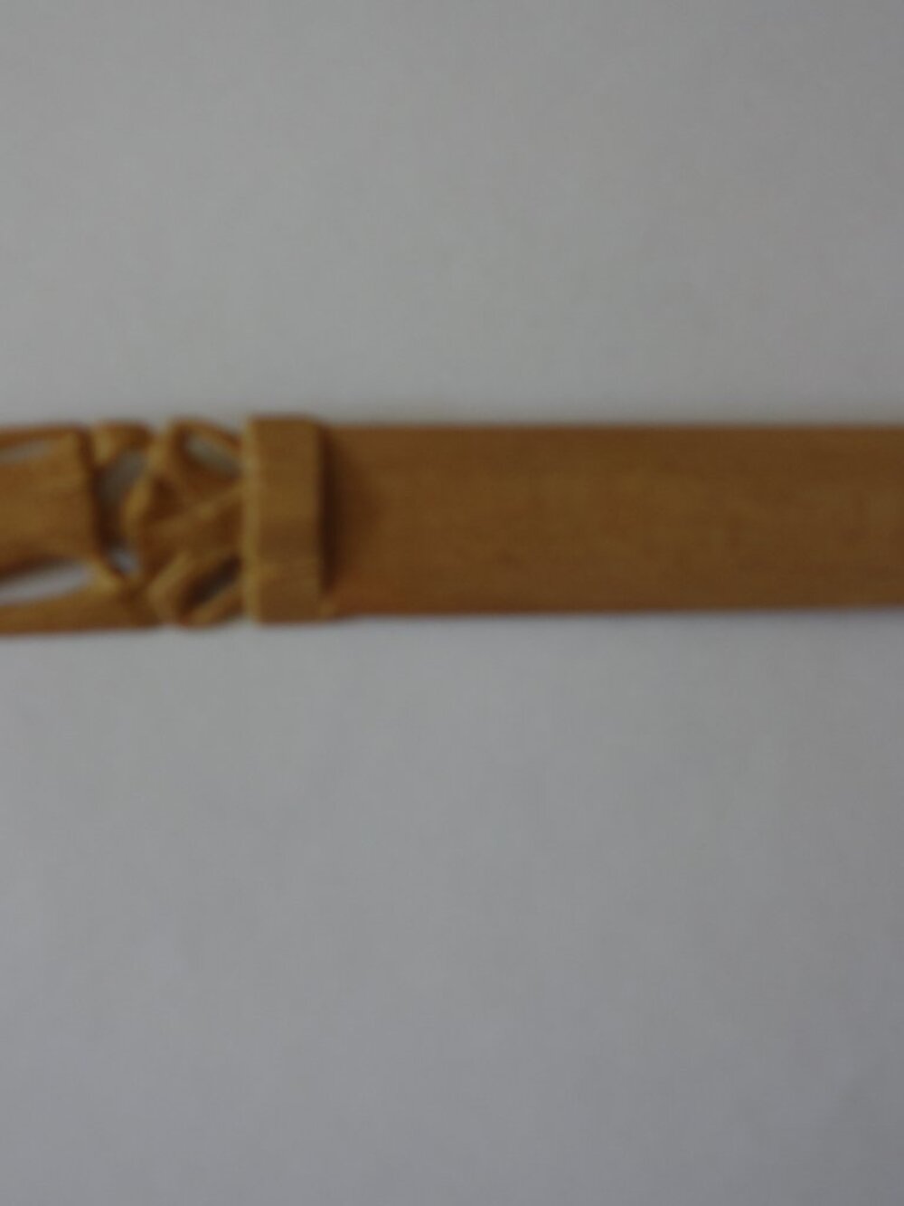 Vintage Carved Women Wooden Letter Opener about 7.25" Long New